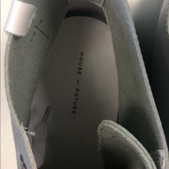 House of future leather lace up sneakers - Picture 3 of 5